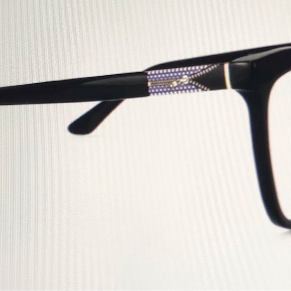 Zeelool Nonprescription Alfred Black Eye Glasses for Size: 1.57 Index/Butterfly - Picture 10 of 16